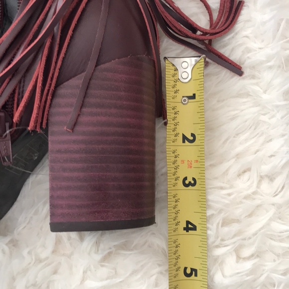 NEW Aldo fringe short boots Sz 6.5 - Picture 9 of 9